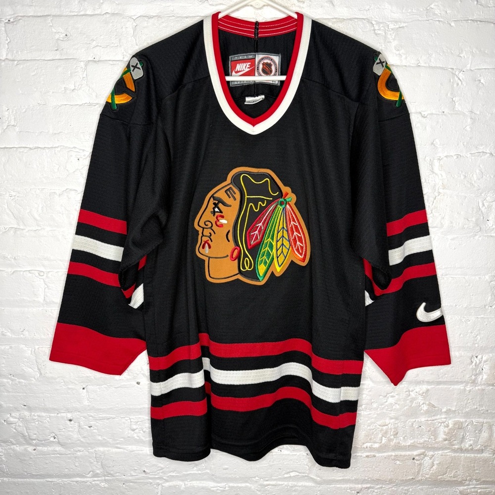 Vintage‎ Nike Team Sports NHL Chicago Blackhawks Hockey Jersey Men's Small